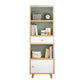 Wood Bookshelf Scandinavian Style Bookcase for Home Office and Study Room 19.7"L x 9.4"W x 59.1"H Natural Drawers Clearhalo 'Bookcases' 'furn' 'furn_bookcases' 'Furniture' 'furniture_bookcases' 'Office Furniture' 4878526