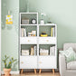 Wood Bookshelf Scandinavian Style Bookcase for Home Office and Study Room Clearhalo 'Bookcases' 'furn' 'furn_bookcases' 'Furniture' 'furniture_bookcases' 'Office Furniture' 4878528