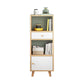 Wood Bookshelf Scandinavian Style Bookcase for Home Office and Study Room 15.7"L x 9.4"W x 47.2"H Natural Drawers Clearhalo 'Bookcases' 'furn' 'furn_bookcases' 'Furniture' 'furniture_bookcases' 'Office Furniture' 4878541