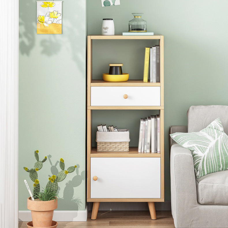 Wood Bookshelf Scandinavian Style Bookcase for Home Office and Study Room Clearhalo 'Bookcases' 'furn' 'furn_bookcases' 'Furniture' 'furniture_bookcases' 'Office Furniture' 4878544