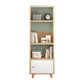 Wood Bookshelf Scandinavian Style Bookcase for Home Office and Study Room 19.7"L x 9.4"W x 59.1"H Natural No Drawer Clearhalo 'Bookcases' 'furn' 'furn_bookcases' 'Furniture' 'furniture_bookcases' 'Office Furniture' 4878550