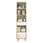 Wood Bookshelf Scandinavian Style Bookcase for Home Office and Study Room 15.7"L x 9.4"W x 70.9"H Natural Drawers Clearhalo 'Bookcases' 'furn' 'furn_bookcases' 'Furniture' 'furniture_bookcases' 'Office Furniture' 4878551