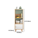 Wood Bookshelf Scandinavian Style Bookcase for Home Office and Study Room Clearhalo 'Bookcases' 'furn' 'furn_bookcases' 'Furniture' 'furniture_bookcases' 'Office Furniture' 4878565