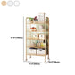 Industrial Metal Etagere Bookshelf Vertical Open Bookcase with Caster Wheels Clearhalo 'Bookcases' 'furn' 'furn_bookcases' 'Furniture' 'furniture_bookcases' 'Office Furniture' 4878616