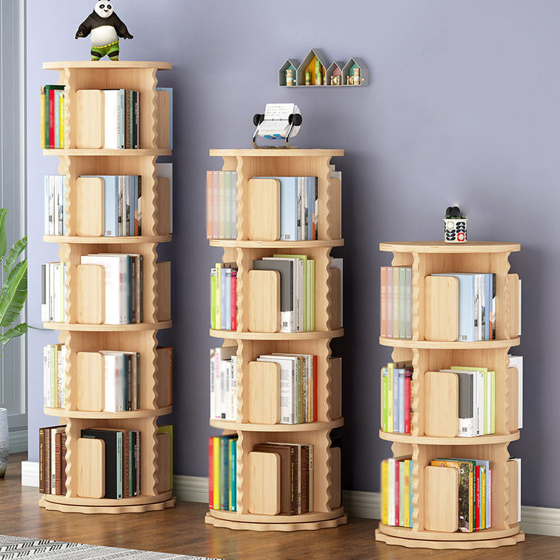 Scandinavian Style Bookshelf Closed Back Solid Wood Bookcase for Home Office Clearhalo 'Bookcases' 'furn' 'furn_bookcases' 'Furniture' 'furniture_bookcases' 'Office Furniture' 4878620