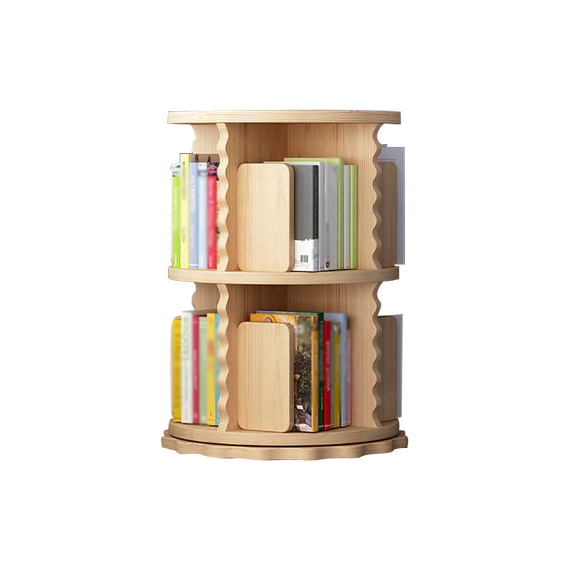 Scandinavian Style Bookshelf Closed Back Solid Wood Bookcase for Home Office 21.5"L x 21.5"W x 26.3"H Clearhalo 'Bookcases' 'furn' 'furn_bookcases' 'Furniture' 'furniture_bookcases' 'Office Furniture' 4878621