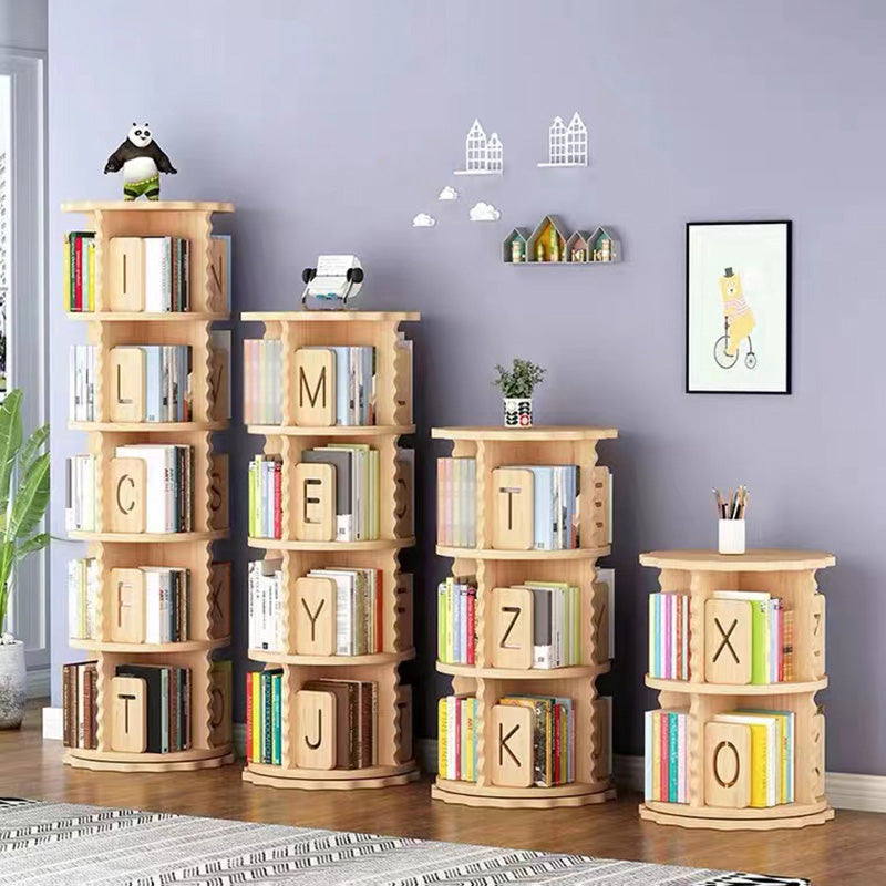Scandinavian Style Bookshelf Closed Back Solid Wood Bookcase for Home Office Clearhalo 'Bookcases' 'furn' 'furn_bookcases' 'Furniture' 'furniture_bookcases' 'Office Furniture' 4878622