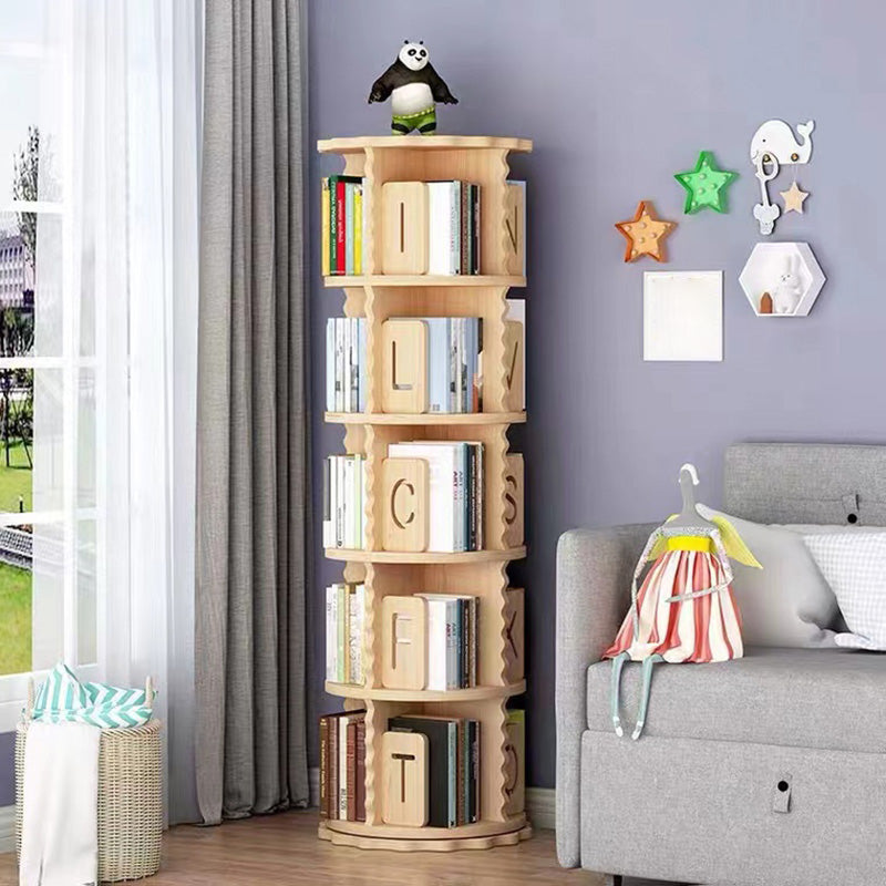 Scandinavian Style Bookshelf Closed Back Solid Wood Bookcase for Home Office Clearhalo 'Bookcases' 'furn' 'furn_bookcases' 'Furniture' 'furniture_bookcases' 'Office Furniture' 4878627