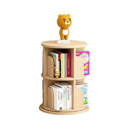 Scandinavian Style Bookshelf Closed Back Solid Wood Bookcase for Home Office 19.9"L x 19.9"W x 26.3"H Clearhalo 'Bookcases' 'furn' 'furn_bookcases' 'Furniture' 'furniture_bookcases' 'Office Furniture' 4878630