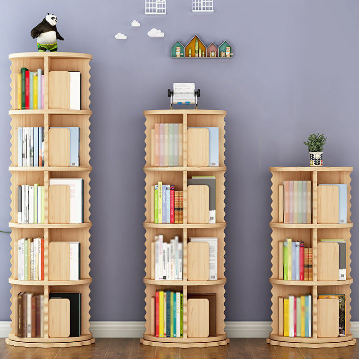 Scandinavian Style Bookshelf Closed Back Solid Wood Bookcase for Home Office Clearhalo 'Bookcases' 'furn' 'furn_bookcases' 'Furniture' 'furniture_bookcases' 'Office Furniture' 4878633
