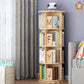 Scandinavian Style Bookshelf Closed Back Solid Wood Bookcase for Home Office Clearhalo 'Bookcases' 'furn' 'furn_bookcases' 'Furniture' 'furniture_bookcases' 'Office Furniture' 4878635