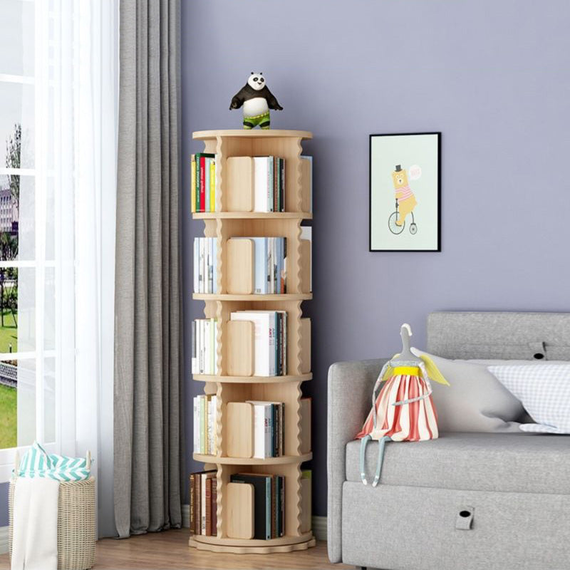 Scandinavian Style Bookshelf Closed Back Solid Wood Bookcase for Home Office Clearhalo 'Bookcases' 'furn' 'furn_bookcases' 'Furniture' 'furniture_bookcases' 'Office Furniture' 4878637