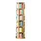 Scandinavian Style Bookshelf Closed Back Solid Wood Bookcase for Home Office 19.9"L x 19.9"W x 75.4"H Clearhalo 'Bookcases' 'furn' 'furn_bookcases' 'Furniture' 'furniture_bookcases' 'Office Furniture' 4878638
