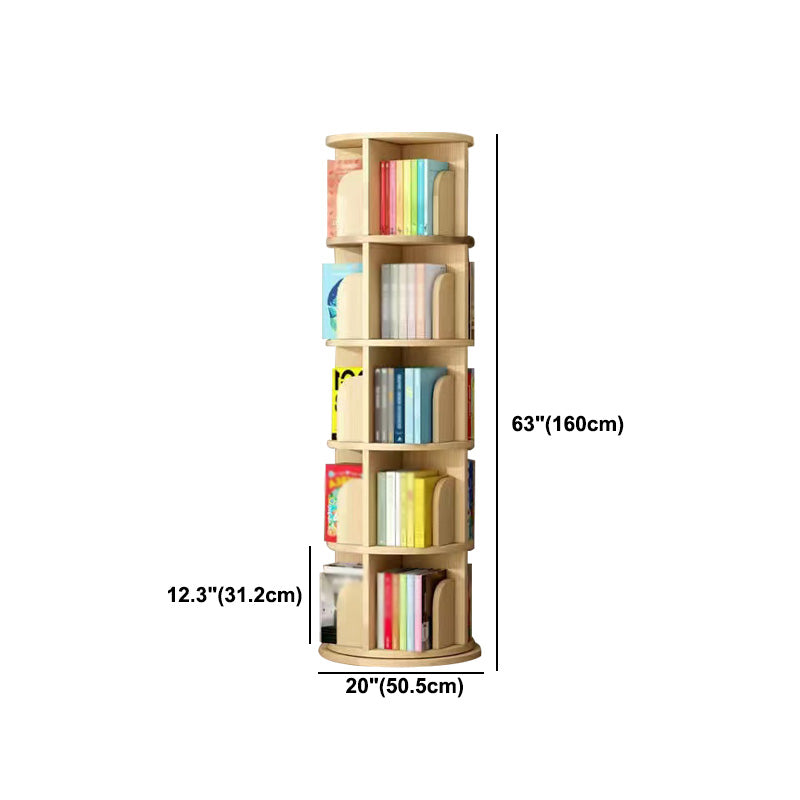 Scandinavian Style Bookshelf Closed Back Solid Wood Bookcase for Home Office Clearhalo 'Bookcases' 'furn' 'furn_bookcases' 'Furniture' 'furniture_bookcases' 'Office Furniture' 4878643