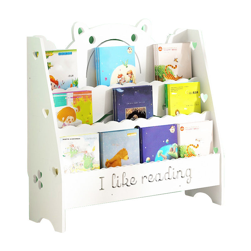 Ladder Closed Back Bookshelf Solid and Manufactured Wood Bookshelf for Home 23.6"L x 7.9"W x 22.8"H White Clearhalo 'Bookcases' 'furn' 'furn_bookcases' 'Furniture' 'furniture_bookcases' 'Office Furniture' 4878656