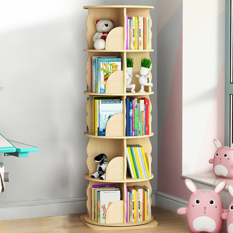 Scandinavian Style Bookshelf Closed Back Solid Wood Bookcase for Home Study Room Clearhalo 'Bookcases' 'furn' 'furn_bookcases' 'Furniture' 'furniture_bookcases' 'Office Furniture' 4878692