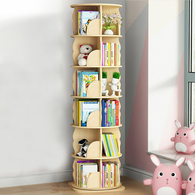 Scandinavian Style Bookshelf Closed Back Solid Wood Bookcase for Home Study Room Clearhalo 'Bookcases' 'furn' 'furn_bookcases' 'Furniture' 'furniture_bookcases' 'Office Furniture' 4878693