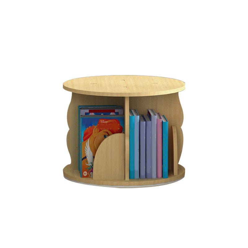 Scandinavian Style Bookshelf Closed Back Solid Wood Bookcase for Home Study Room 16"L x 16"W x 9"H Natural Clearhalo 'Bookcases' 'furn' 'furn_bookcases' 'Furniture' 'furniture_bookcases' 'Office Furniture' 4878706