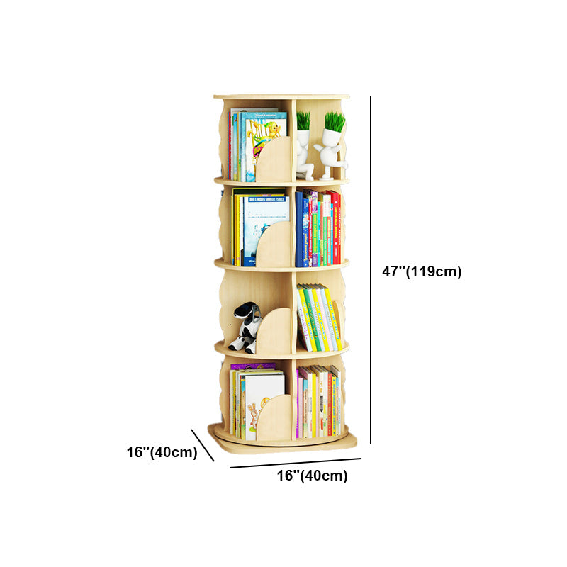 Scandinavian Style Bookshelf Closed Back Solid Wood Bookcase for Home Study Room Clearhalo 'Bookcases' 'furn' 'furn_bookcases' 'Furniture' 'furniture_bookcases' 'Office Furniture' 4878717