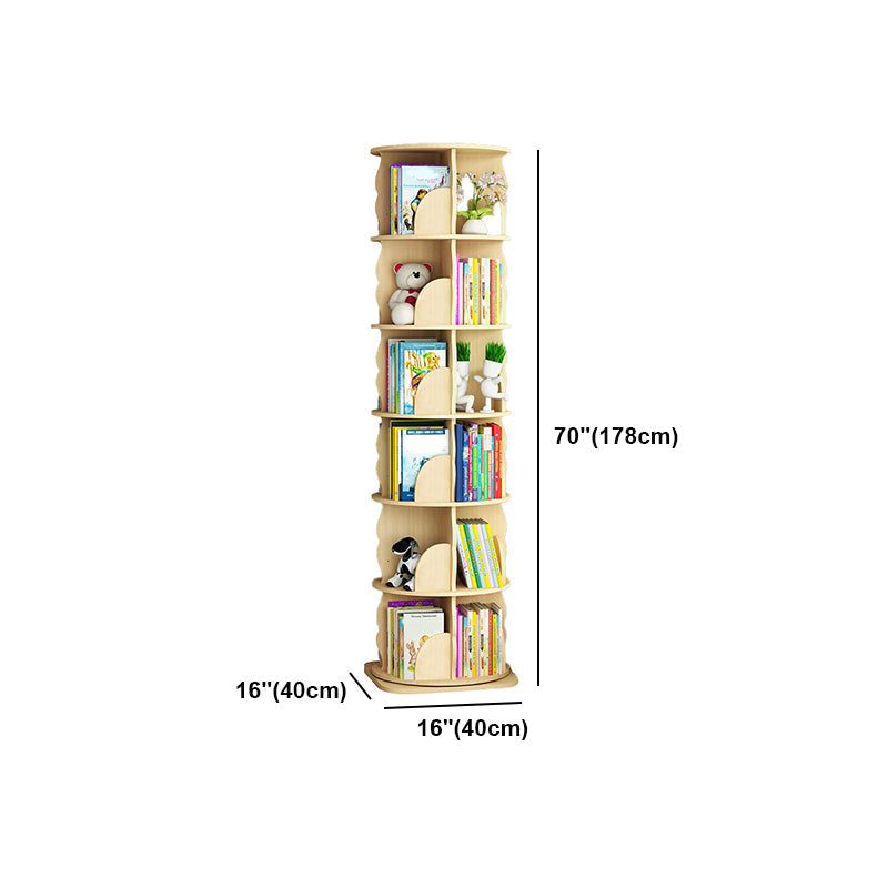 Scandinavian Style Bookshelf Closed Back Solid Wood Bookcase for Home Study Room Clearhalo 'Bookcases' 'furn' 'furn_bookcases' 'Furniture' 'furniture_bookcases' 'Office Furniture' 4878719