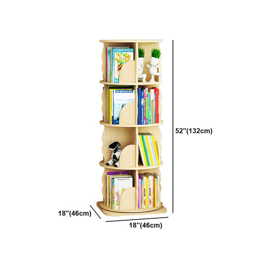 Scandinavian Style Bookshelf Closed Back Solid Wood Bookcase for Home Study Room Clearhalo 'Bookcases' 'furn' 'furn_bookcases' 'Furniture' 'furniture_bookcases' 'Office Furniture' 4878722