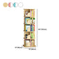 Scandinavian Style Bookshelf Closed Back Solid Wood Bookcase for Home Study Room Clearhalo 'Bookcases' 'furn' 'furn_bookcases' 'Furniture' 'furniture_bookcases' 'Office Furniture' 4878723