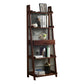 Scandinavian Ladder Bookshelf Vertical Open Ash Bookcase for Living Room 23.6"L x 15"W x 64.2"H Walnut Drawers Clearhalo 'Bookcases' 'furn' 'furn_bookcases' 'Furniture' 'furniture_bookcases' 'Office Furniture' 4878734