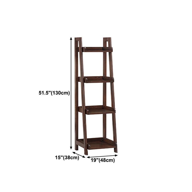 Scandinavian Ladder Bookshelf Vertical Open Ash Bookcase for Living Room Clearhalo 'Bookcases' 'furn' 'furn_bookcases' 'Furniture' 'furniture_bookcases' 'Office Furniture' 4878745