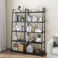 55.51"H Bookshelf Scandinavian Style Open Back Bookcase for Home Office Clearhalo 'Bookcases' 'furn' 'furn_bookcases' 'Furniture' 'furniture_bookcases' 'Office Furniture' 4878765