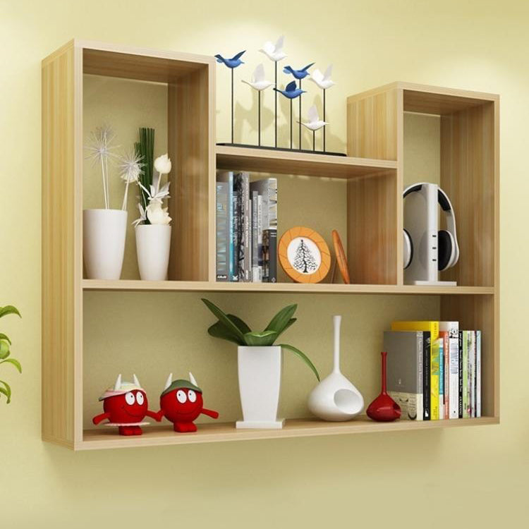 Wall Mounted Bookshelf Scandinavian Style Bookcase for Study Room and Office Clearhalo 'Bookcases' 'furn' 'furn_bookcases' 'Furniture' 'furniture_bookcases' 'Office Furniture' 4878815