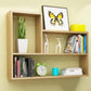 Wall Mounted Bookshelf Scandinavian Style Bookcase for Study Room and Office 31.5"L x 5.9"W x 23.6"H Natural Clearhalo 'Bookcases' 'furn' 'furn_bookcases' 'Furniture' 'furniture_bookcases' 'Office Furniture' 4878818