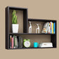 Wall Mounted Bookshelf Scandinavian Style Bookcase for Study Room and Office 31.5"L x 5.9"W x 23.6"H Black Clearhalo 'Bookcases' 'furn' 'furn_bookcases' 'Furniture' 'furniture_bookcases' 'Office Furniture' 4878821
