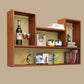 Wall Mounted Bookshelf Scandinavian Style Bookcase for Study Room and Office 35.4"L x 5.9"W x 23.6"H Brown Clearhalo 'Bookcases' 'furn' 'furn_bookcases' 'Furniture' 'furniture_bookcases' 'Office Furniture' 4878825