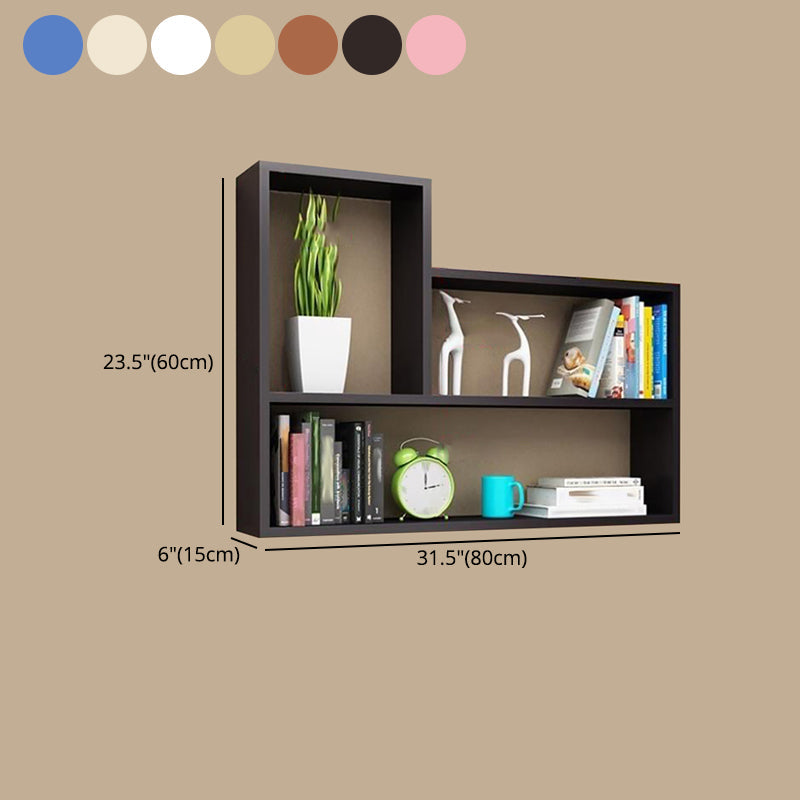 Wall Mounted Bookshelf Scandinavian Style Bookcase for Study Room and Office Clearhalo 'Bookcases' 'furn' 'furn_bookcases' 'Furniture' 'furniture_bookcases' 'Office Furniture' 4878839