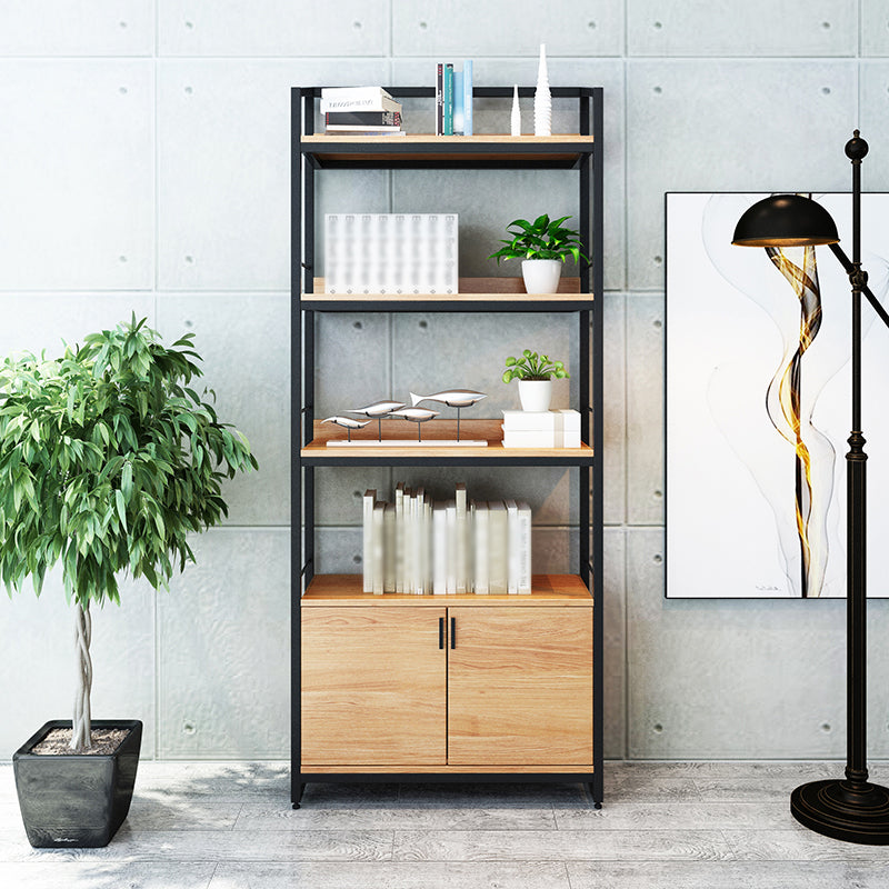 11.81"W Bookcase Industrial Style Open Back Bookshelf for Study Room Home Office Clearhalo 'Bookcases' 'furn' 'furn_bookcases' 'Furniture' 'furniture_bookcases' 'Office Furniture' 4878842