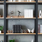 11.81"W Bookcase Industrial Style Open Back Bookshelf for Study Room Home Office Clearhalo 'Bookcases' 'furn' 'furn_bookcases' 'Furniture' 'furniture_bookcases' 'Office Furniture' 4878849
