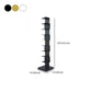 Glam Vertical Corner Bookshelf Iron Closed Back Bookcase for Home Clearhalo 'Bookcases' 'furn' 'furn_bookcases' 'Furniture' 'furniture_bookcases' 'Office Furniture' 4878885
