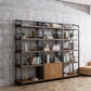 Industrial Style Bookshelf Open Back Solid Wood Bookcase for Home Office Clearhalo 'Bookcases' 'furn' 'furn_bookcases' 'Furniture' 'furniture_bookcases' 'Office Furniture' 4878900