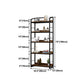 Industrial Style Bookshelf Open Back Solid Wood Bookcase for Home Office Clearhalo 'Bookcases' 'furn' 'furn_bookcases' 'Furniture' 'furniture_bookcases' 'Office Furniture' 4878906