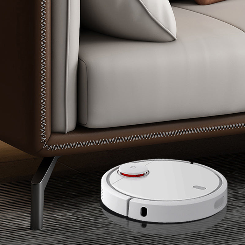 Transitional Genuine Leather Cushions Sofa 31.5"High Pillow Top Arm Couch Clearhalo 'furn' 'furn_sofas' 'Furniture' 'furniture_sofas' 'Living Room Furniture' 'Sofa' 'sofas' 4882581