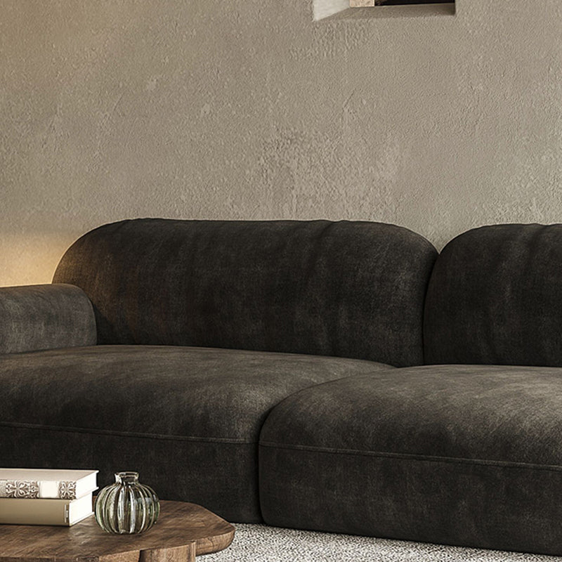 Modern Custom Sofa 39"W Loose Back Couch with Recessed Arm for Living Room Clearhalo 'furn' 'furn_sofas' 'Furniture' 'furniture_sofas' 'Living Room Furniture' 'Sofa' 'sofas' 4882599