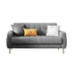Mid-century Modern Velvet Square Arm Sofa 30.31" High Tufted Back Couch Grey Clearhalo 'furn' 'furn_sofas' 'Furniture' 'furniture_sofas' 'Living Room Furniture' 'Sofa' 'sofas' 4882633