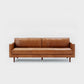 Faux Leather 85"High Square Arm Loose Back Standard Sofa with Pillows Clearhalo 'furn' 'furn_sofas' 'Furniture' 'furniture_sofas' 'Living Room Furniture' 'Sofa' 'sofas' 4882675