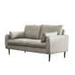 Contemporary Pillow Back Couch Square Arm Leather Sofa for Living Room Cream Gray Clearhalo 'furn' 'furn_sofas' 'Furniture' 'furniture_sofas' 'Living Room Furniture' 'Sofa' 'sofas' 4882706