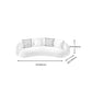 Beige Scandinavian Curved Sofa Tight Back Couch with Tuxedo Arm Clearhalo 'furn' 'furn_sofas' 'Furniture' 'furniture_sofas' 'Living Room Furniture' 'Sofa' 'sofas' 4882727
