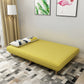 Fabric Adjustable Sleeper Sofa Split Back 59"/66.93"/70.87" Wide Armless Sofa Bed 59"L x 27"W x 31.5"H Yellow Clearhalo 'furn' 'furn_sofas' 'Furniture' 'furniture_sofas' 'Living Room Furniture' 'Sofa' 'sofas' 4882744