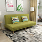 Fabric Adjustable Sleeper Sofa Split Back 59"/66.93"/70.87" Wide Armless Sofa Bed Yellow-Green Clearhalo 'furn' 'furn_sofas' 'Furniture' 'furniture_sofas' 'Living Room Furniture' 'Sofa' 'sofas' 4882747