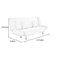 Modern Linen Sofa 23"W Tight Back Armless Couch for Living Room Clearhalo 'furn' 'furn_sofas' 'Furniture' 'furniture_sofas' 'Living Room Furniture' 'Sofa' 'sofas' 4882805