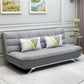 74.80" L√ó 34.65" W √ó 35.43" H Linen Slipcovered Couch Armless Sofa with Biscuit Back Dark Grey Light Grey Clearhalo 'furn' 'furn_sofas' 'Furniture' 'furniture_sofas' 'Living Room Furniture' 'Sofa' 'sofas' 4882886