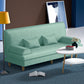 Modern Cotton-Blend/Faux Leather Convertible Sofa 33"H Armless Sofa for Living Room Green Clearhalo 'furn' 'furn_sofas' 'Furniture' 'furniture_sofas' 'Living Room Furniture' 'Sofa' 'sofas' 4882965